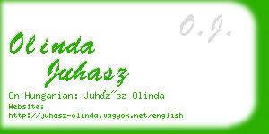olinda juhasz business card